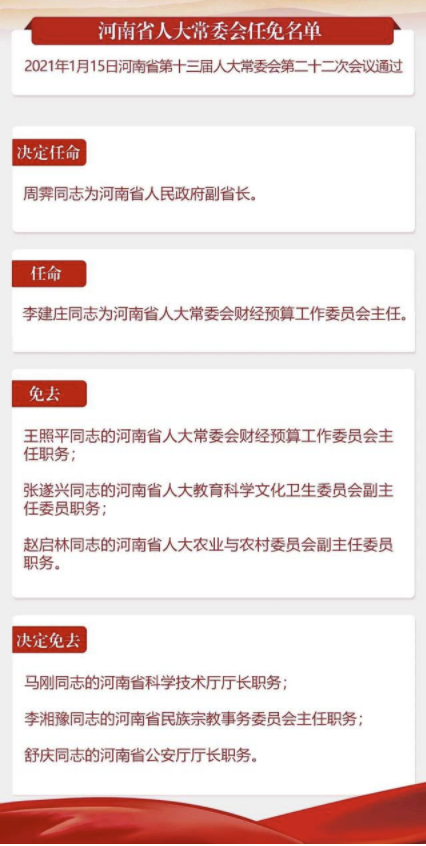 河南省委最新任免公告，新篇章正式开启